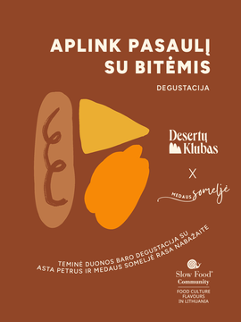 Aplink pasaulį su bitėmis | Teminė duonos baro degustacija
