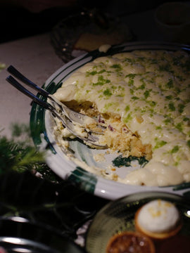 Citrininis tiramisu su avietėmis